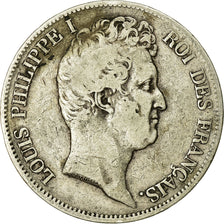 Münze, Frankreich, Louis-Philippe, 5 Francs, 1830, Marseille, Tranche en creux