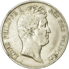 Coin, France, Louis-Philippe, 5 Francs, 1830, Paris, Tranche en relief