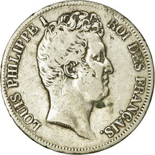 Coin, France, Louis-Philippe, 5 Francs, 1831, Lille, VF(20-25), Silver