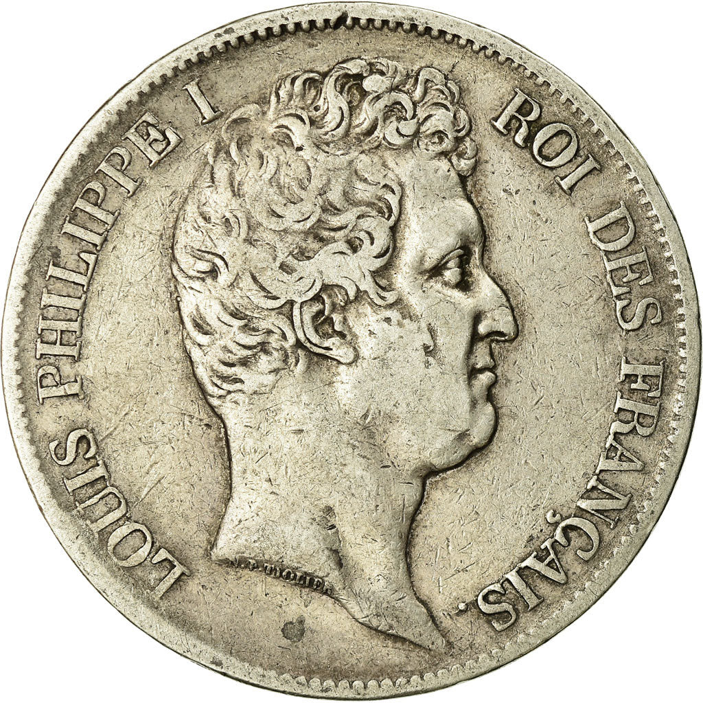 Monnaie, France, Louis-Philippe, 5 Francs, 1831, Lille, TB+, Argent