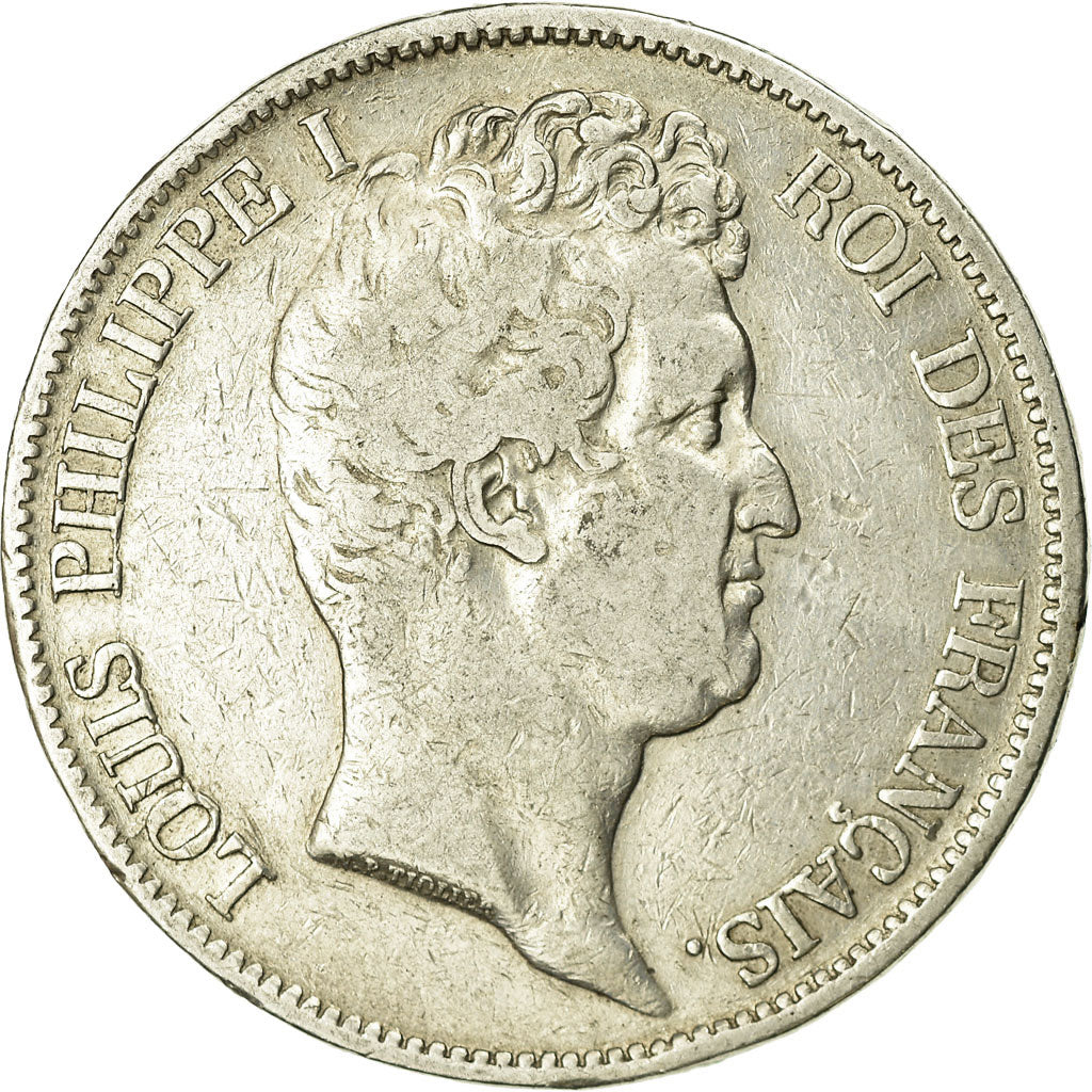 Coin, France, Louis-Philippe, 5 Francs, 1831, Lille, Tranche en relief