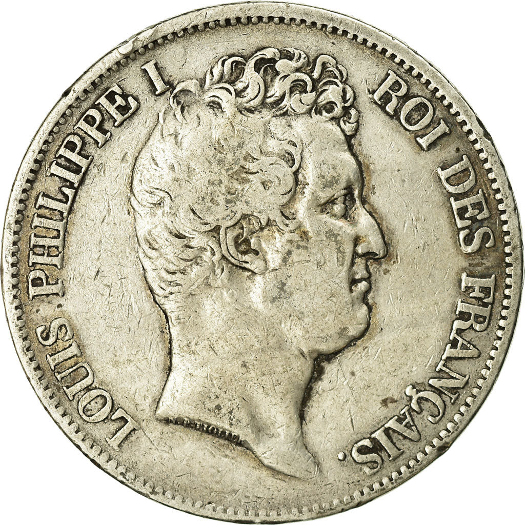 Coin, France, Louis-Philippe, 5 Francs, 1831, Paris, VF(20-25), Silver