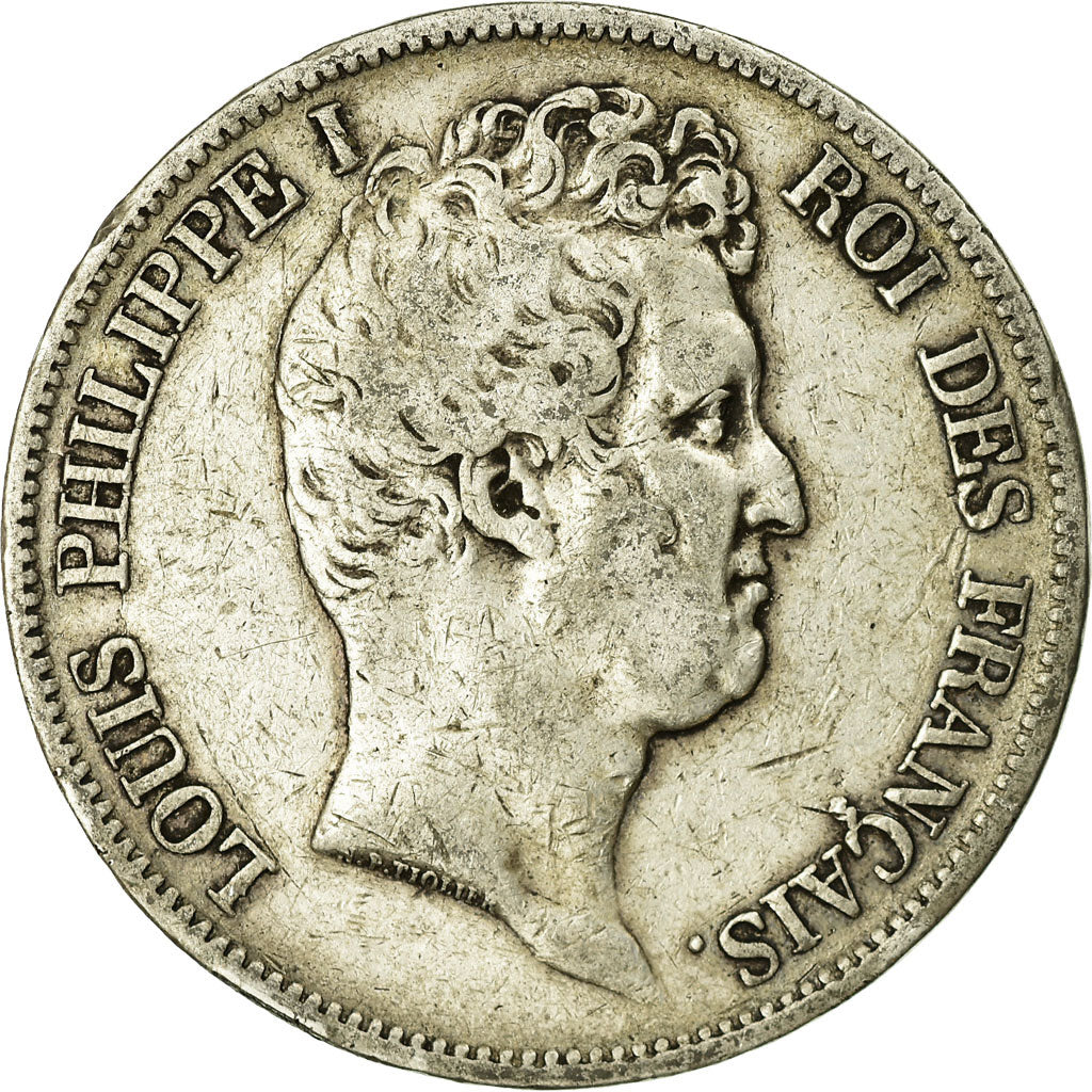 Coin, France, Louis-Philippe, 5 Francs, 1831, Paris, VF(20-25), Silver