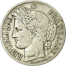 Monnaie, France, Cérès, 5 Francs, 1849, Paris, TB, Argent, Gadoury:719