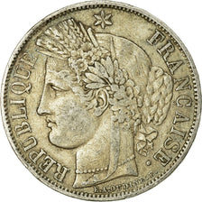 Moneta, Francja, Cérès, 5 Francs, 1849, Paris, VF(20-25), Srebro, KM:761.1