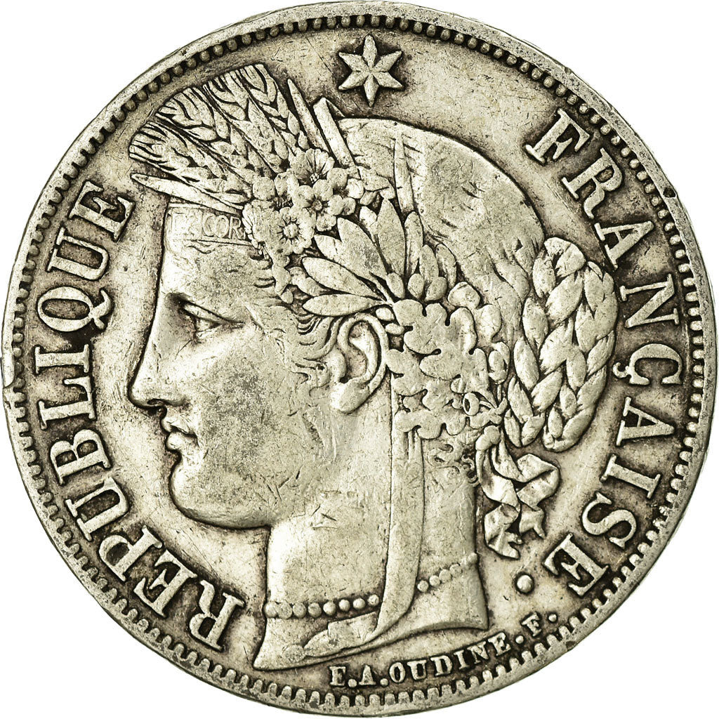 Monnaie, France, Cérès, 5 Francs, 1851, Paris, TB+, Argent, Gadoury:719