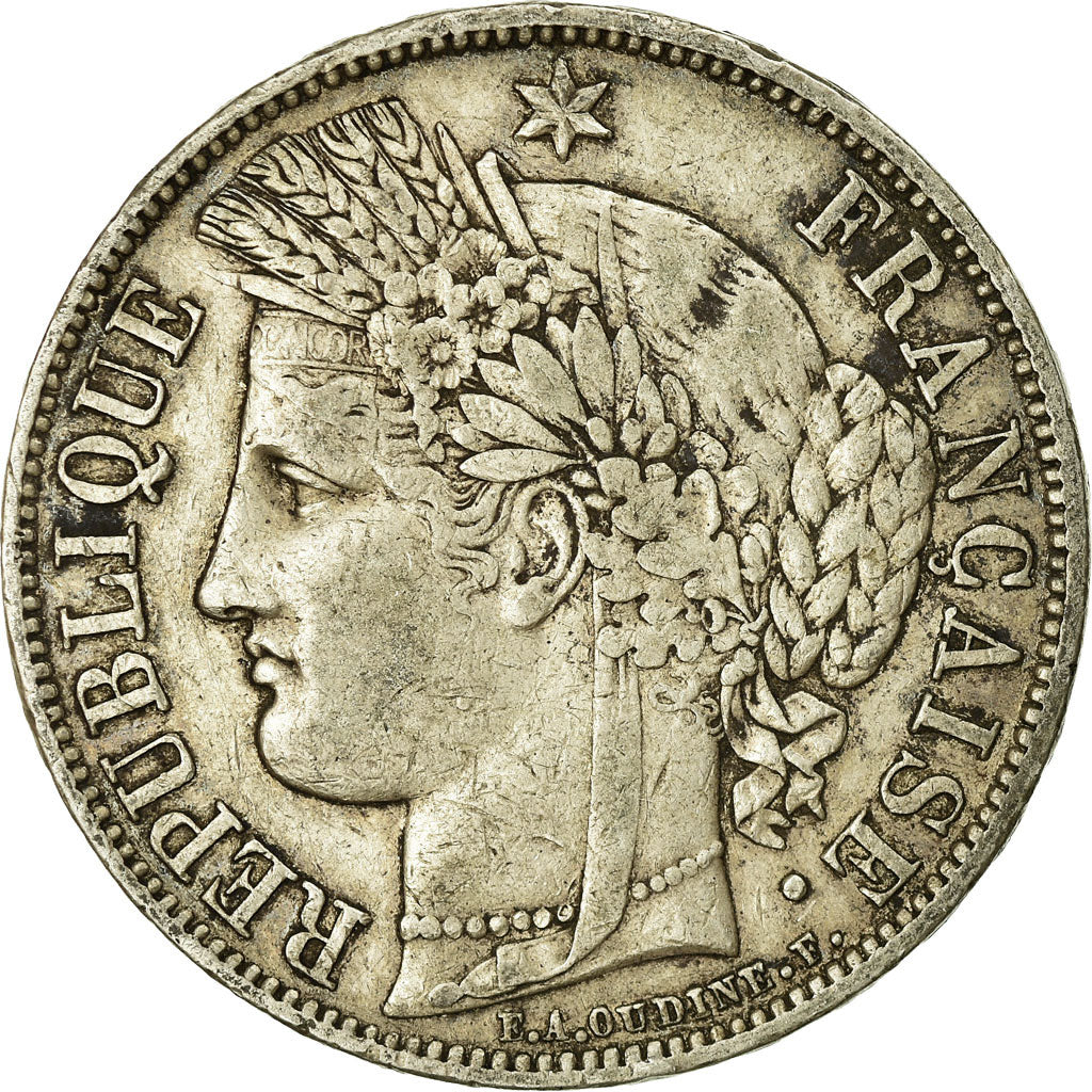 Monnaie, France, Cérès, 5 Francs, 1851, Paris, TB+, Argent, Gadoury:719