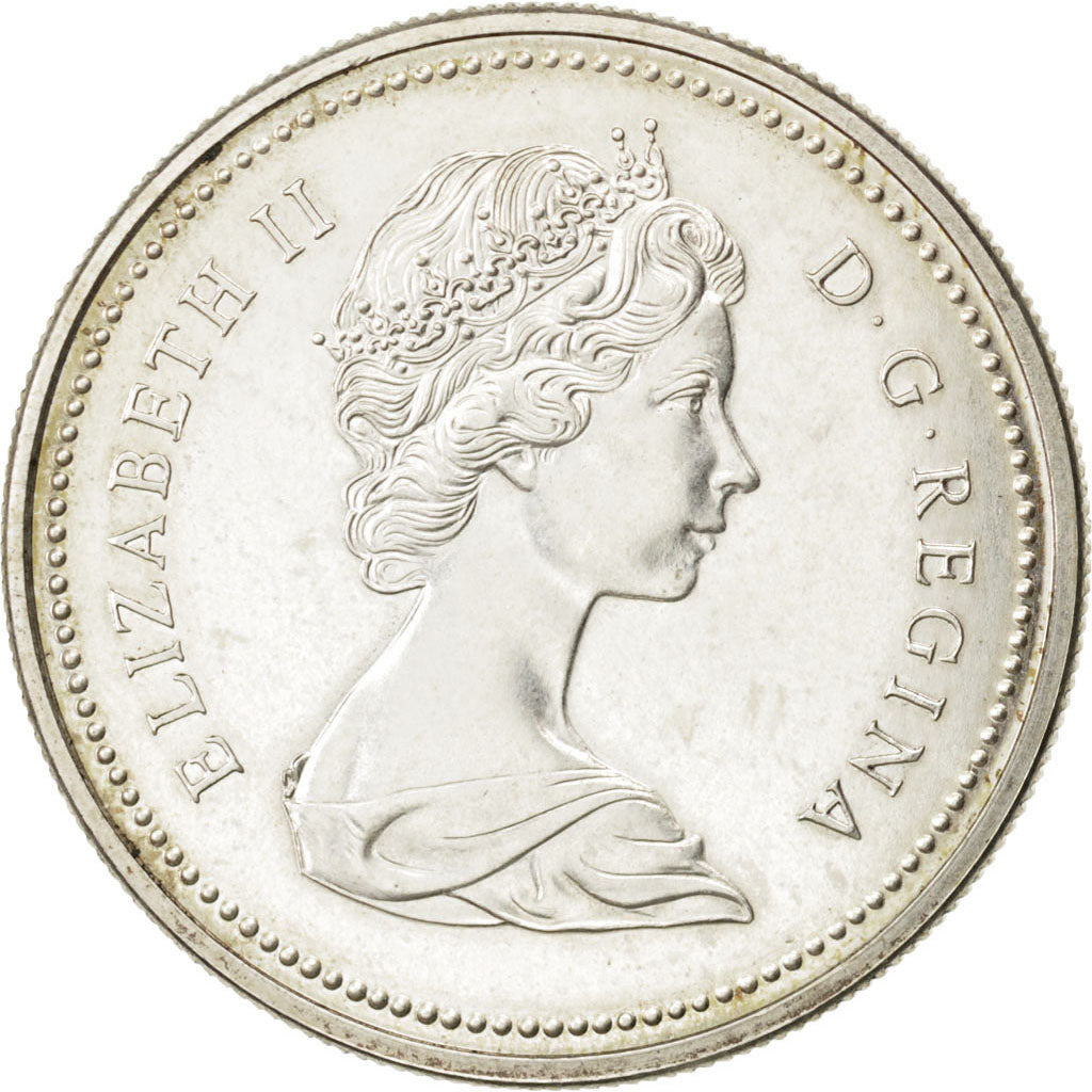 CANADA, Dollar, 1973, Royal Canadian Mint, KM #83, AU(55-58), Silver, 36, 23.12