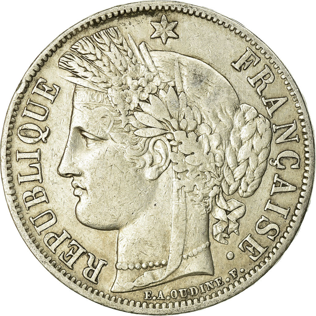 Monnaie, France, Cérès, 5 Francs, 1851, Paris, TB+, Argent, Gadoury:719