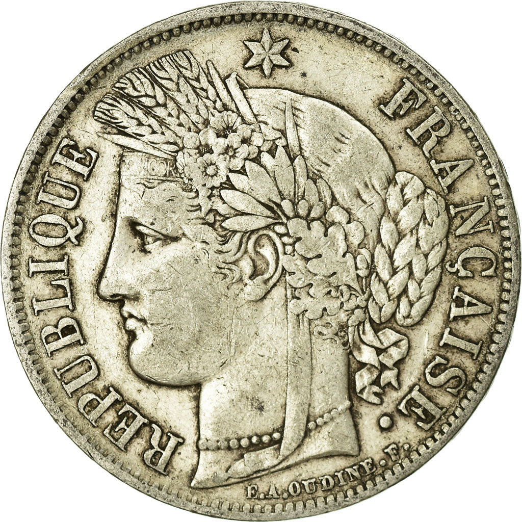 Monnaie, France, Cérès, 5 Francs, 1851, Paris, TB+, Argent, Gadoury:719