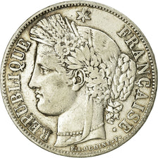 Coin, France, Cérès, 5 Francs, 1850, Paris, VF(20-25), Silver, KM:761.1