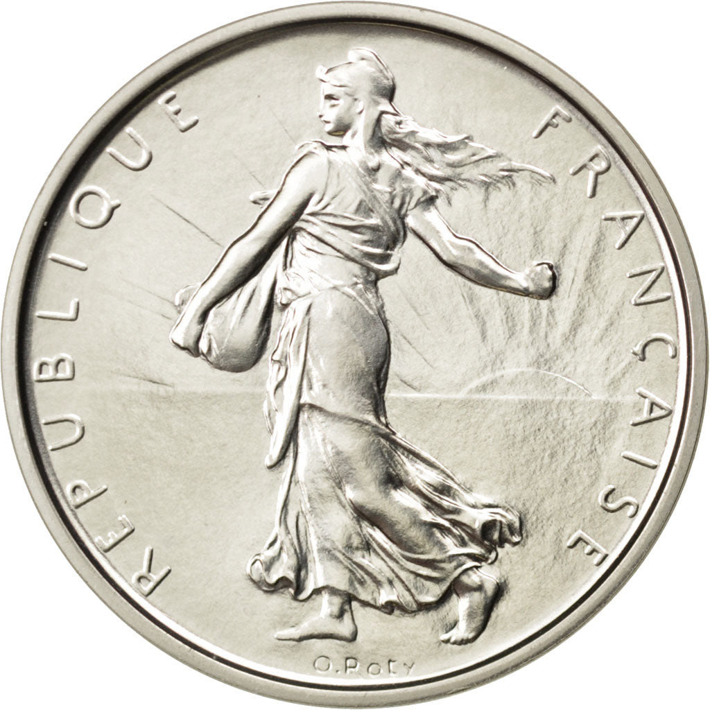 FRANCE, 5 Francs, 1960, KM #PE331, MS(65-70), Silver, Gadoury #770P, 24.40