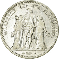 Coin, France, Hercule, 5 Francs, 1875, Bordeaux, VF(20-25), Silver, KM:820.2