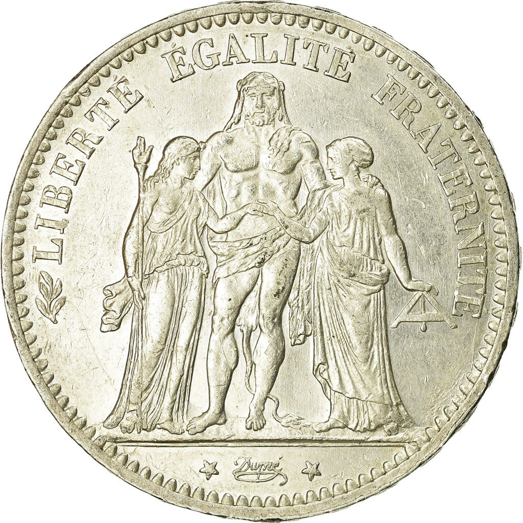 Monnaie, France, Hercule, 5 Francs, 1875, Bordeaux, TB+, Argent, KM:820.2