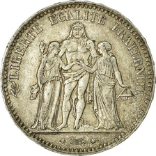 Monnaie, France, Hercule, 5 Francs, 1877, Paris, TB+, Argent, Gadoury:745a