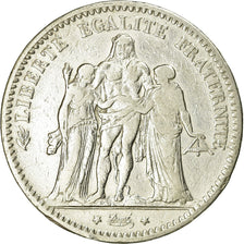 Monnaie, France, Hercule, 5 Francs, 1877, Bordeaux, TB, Argent, Gadoury:745a