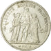 Moneta, Francia, Hercule, 5 Francs, 1876, Bordeaux, MB, Argento, KM:820.2