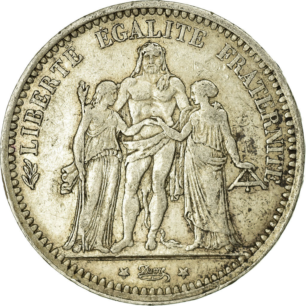 Monnaie, France, Hercule, 5 Francs, 1873, Paris, TB, Argent, Gadoury:745a