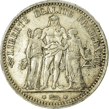 Monnaie, France, Hercule, 5 Francs, 1873, Paris, TB, Argent, Gadoury:745a