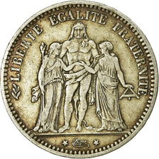 Monnaie, France, Hercule, 5 Francs, 1873, Paris, TB, Argent, Gadoury:745a