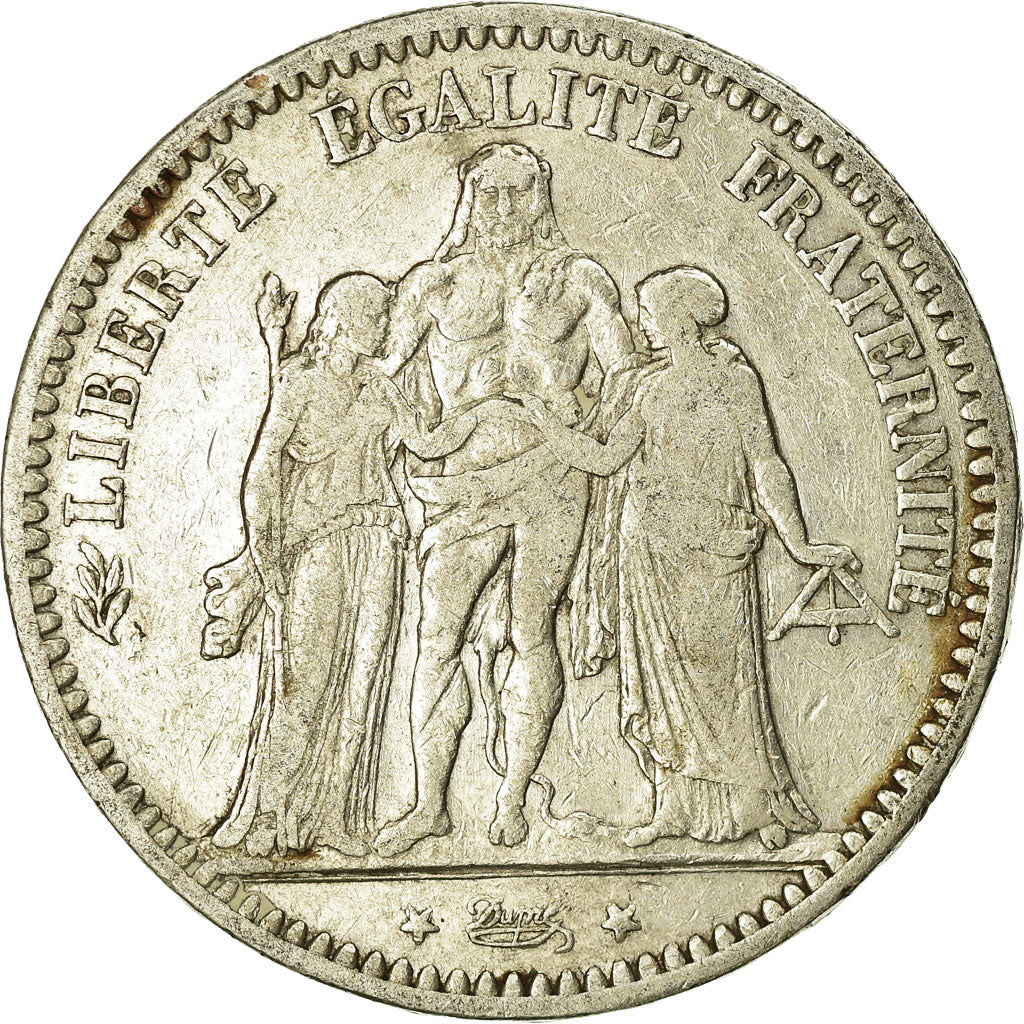 Monnaie, France, Hercule, 5 Francs, 1873, Paris, TB, Argent, Gadoury:745a