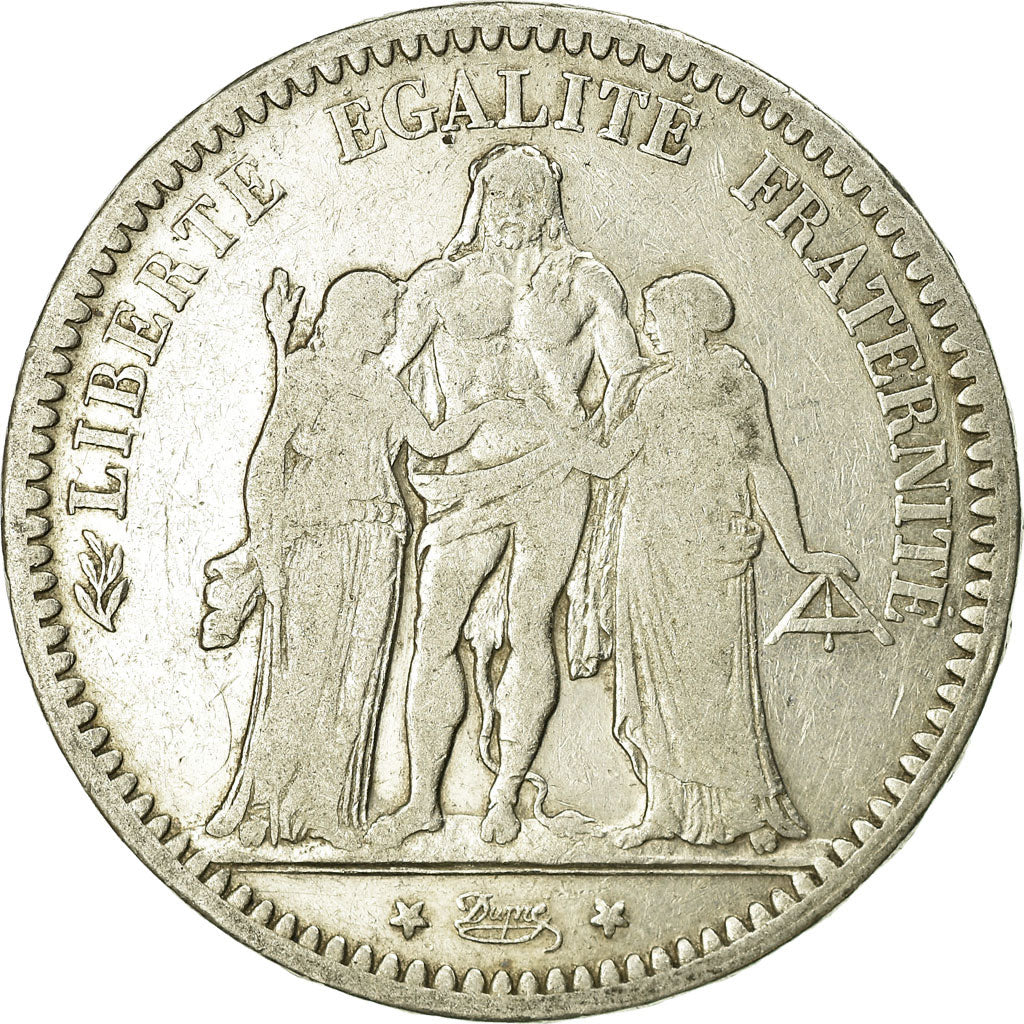 Coin, France, Hercule, 5 Francs, 1873, Paris, VF(20-25), Silver, KM:820.1