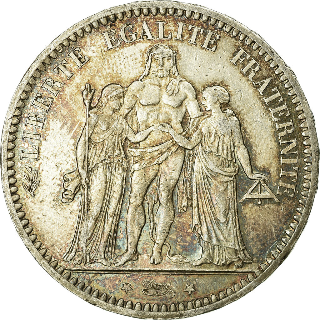 Monnaie, France, Hercule, 5 Francs, 1873, Paris, TB, Argent, Gadoury:745a