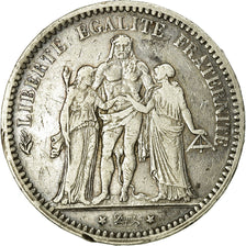 Monnaie, France, Hercule, 5 Francs, 1873, Paris, TB+, Argent, Gadoury:745a
