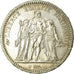 Moneta, Francia, Hercule, 5 Francs, 1873, Paris, MB+, Argento, KM:820.1