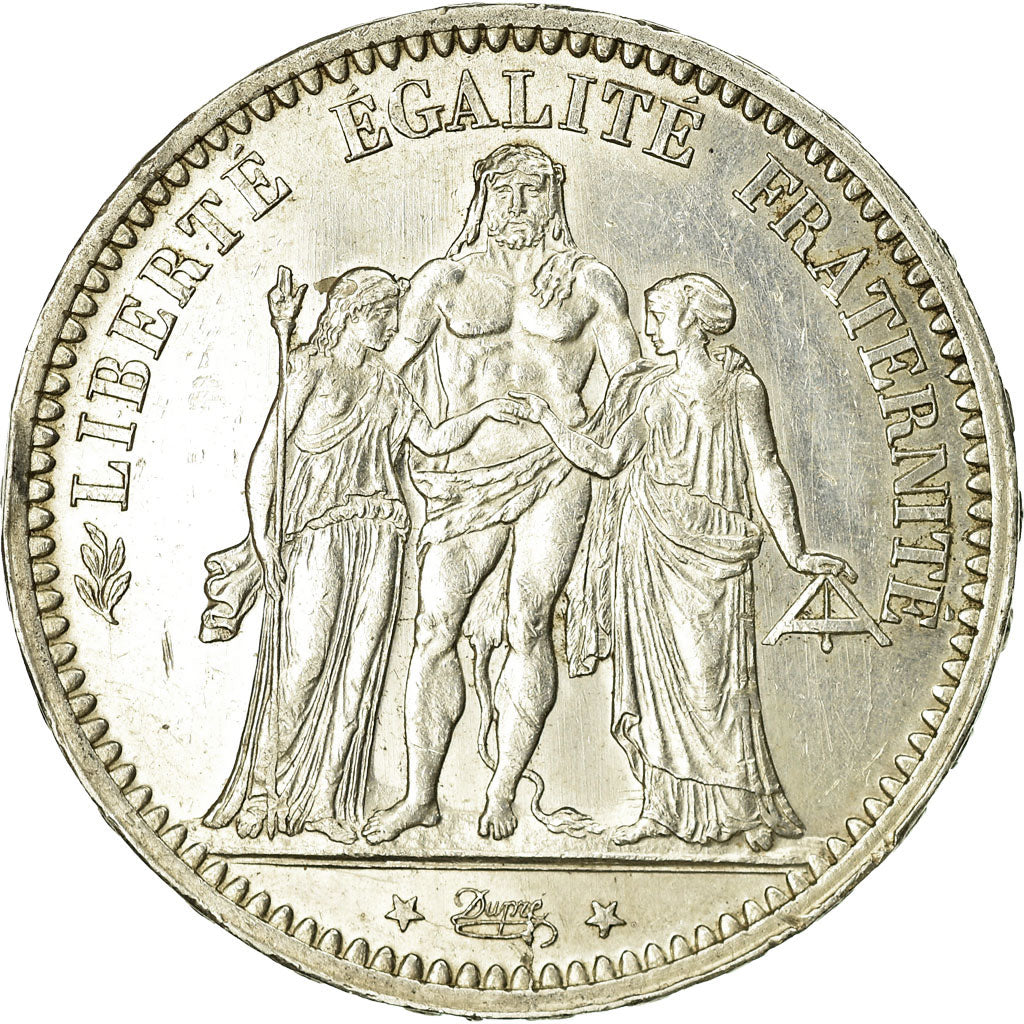 Coin, France, Hercule, 5 Francs, 1873, Paris, EF(40-45), Silver, KM:820.1