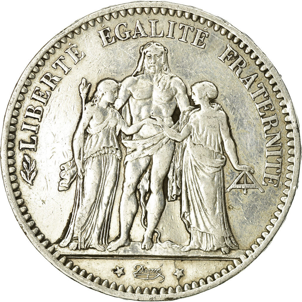 Monnaie, France, Hercule, 5 Francs, 1875, Paris, TTB, Argent, Gadoury:745a