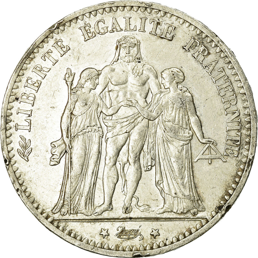 Coin, France, Hercule, 5 Francs, 1875, Paris, VF(20-25), Silver, KM:820.1