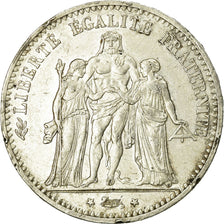 Coin, France, Hercule, 5 Francs, 1875, Paris, VF(20-25), Silver, KM:820.1