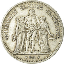 Coin, France, Hercule, 5 Francs, 1875, Paris, VF(30-35), Silver, KM:820.1