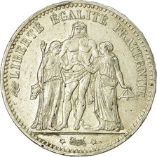 Coin, France, Hercule, 5 Francs, 1875, Paris, VF(30-35), Silver, KM:820.1