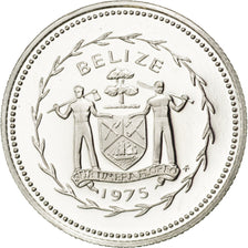 BELIZE, 10 Cents, 1976, Franklin Mint, KM #48a, MS(65-70), Silver, 16.95, 2.68
