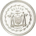 BELIZE, 10 Cents, 1976, Franklin Mint, KM #48a, MS(65-70), Silver, 16.95, 2.68