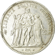 Coin, France, Hercule, 5 Francs, 1875, Paris, VF(30-35), Silver, KM:820.1