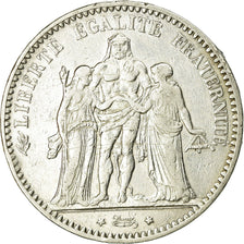 Coin, France, Hercule, 5 Francs, 1875, Paris, VF(30-35), Silver, KM:820.1