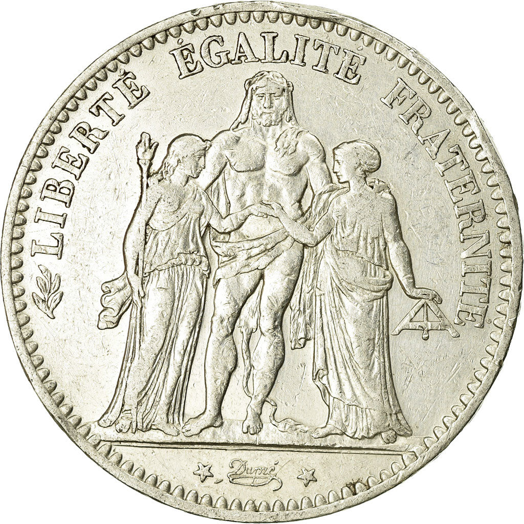 Coin, France, Hercule, 5 Francs, 1875, Paris, EF(40-45), Silver, KM:820.1