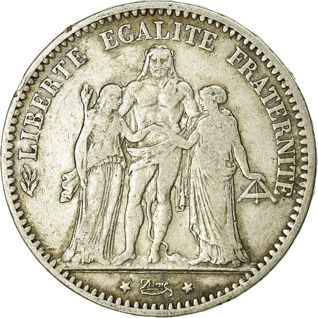 Monnaie, France, Hercule, 5 Francs, 1874, Bordeaux, TB, Argent, Gadoury:745a