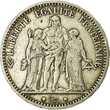 Monnaie, France, Hercule, 5 Francs, 1874, Bordeaux, TB, Argent, Gadoury:745a