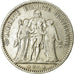 Moeda, França, Hercule, 5 Francs, 1874, Bordeaux, VF(20-25), Prata, KM:820.2