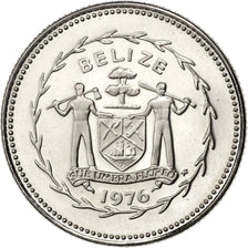 BELIZE, 10 Cents, 1976, Franklin Mint, KM #48, MS(65-70), Copper-Nickel, 16.95,.