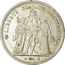 Coin, France, Hercule, 5 Francs, 1874, Bordeaux, VF(20-25), Silver, KM:820.2