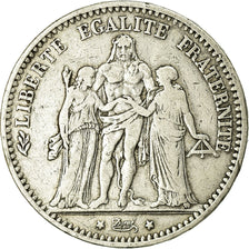 Münze, Frankreich, Hercule, 5 Francs, 1874, Bordeaux, S, Silber, KM:820.2