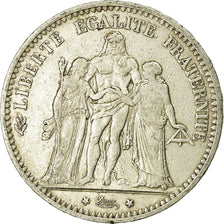 Münze, Frankreich, Hercule, 5 Francs, 1874, Bordeaux, S, Silber, KM:820.2