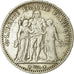 Moneta, Francia, Hercule, 5 Francs, 1874, Bordeaux, MB+, Argento, KM:820.2