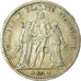 Coin, France, Hercule, 5 Francs, 1876, Paris, VF(20-25), Silver, KM:820.1