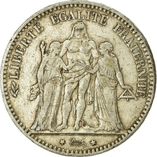Monnaie, France, Hercule, 5 Francs, 1876, Paris, TB, Argent, Gadoury:745a